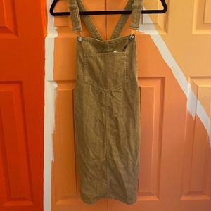 Corduroy Overall Dress